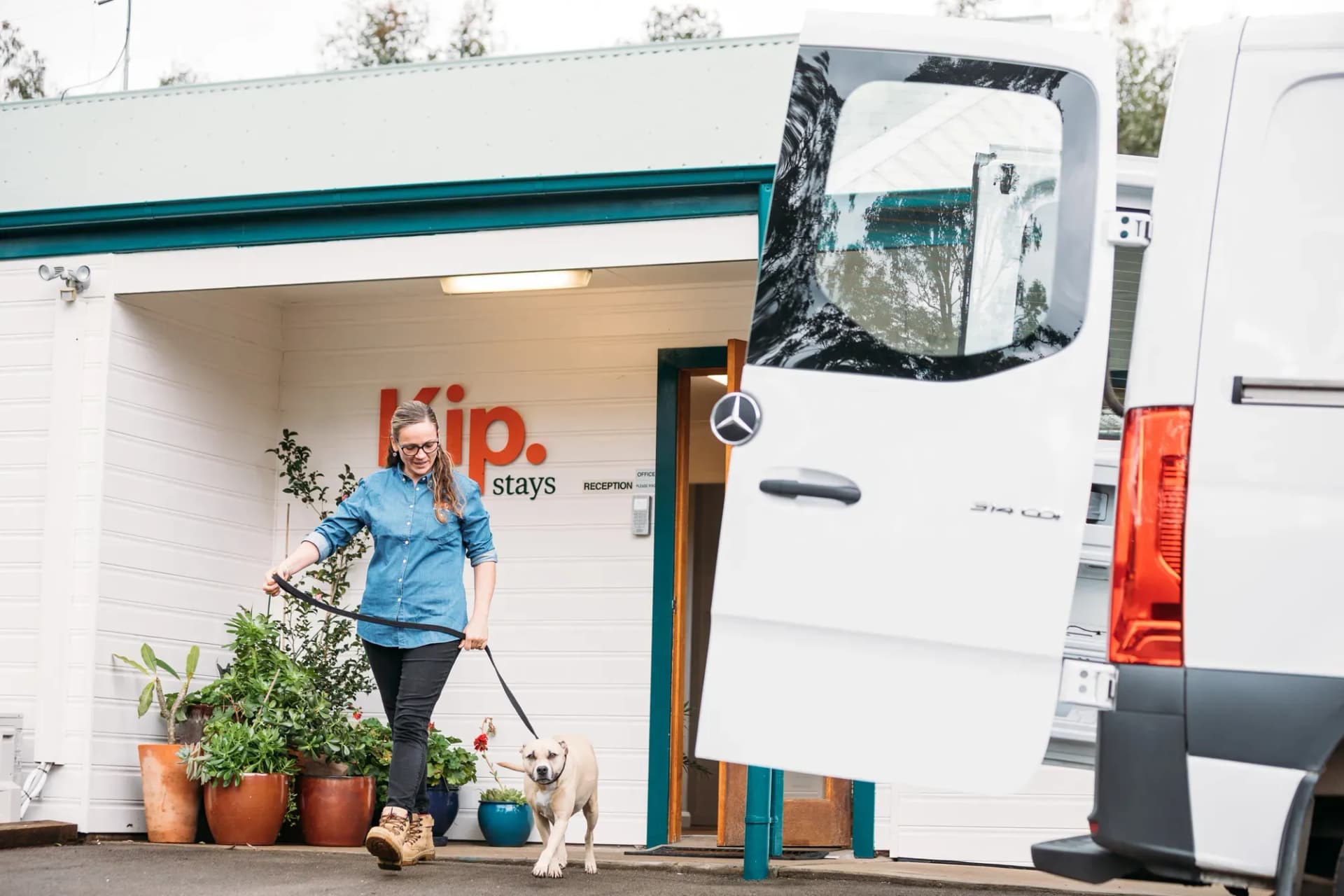 Kip dog transport van